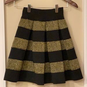 Black and gold skirt from target size xs